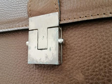 Charger l'image dans la galerie, Sac porte-documents en cuir marron, designer Ulysse