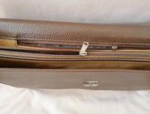 Charger l'image dans la galerie, Sac porte-documents en cuir marron, designer Ulysse