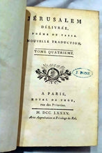 Charger l'image dans la galerie, Livre (TASSO, Torquato - Jerusalem délivrée)