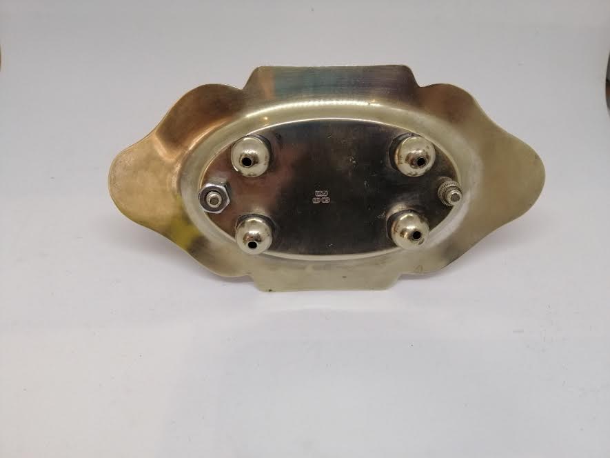 Porte toast argent massif