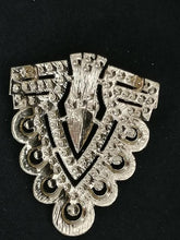 Charger l&#39;image dans la galerie, Pendentif en métal doré et brillant, avec deux boucles
