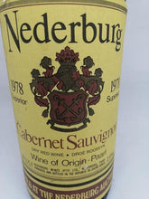 Charger l&#39;image dans la galerie, Nederburg 1978 Cabernet Sauvignon, dry red wine

