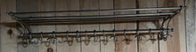 Charger l&#39;image dans la galerie, Porte-manteau robuste en métal nickelé style Art Déco
