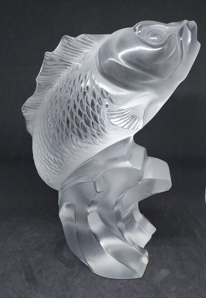 Poisson en cristal Lalique