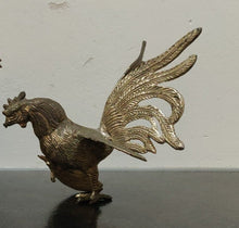 Charger l&#39;image dans la galerie, Coq Art déco en métal argenté
