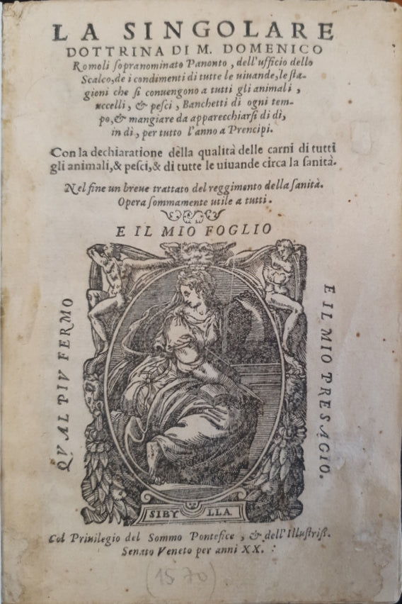 Livre ROMOLI (Domenico) - La singolare dottrina